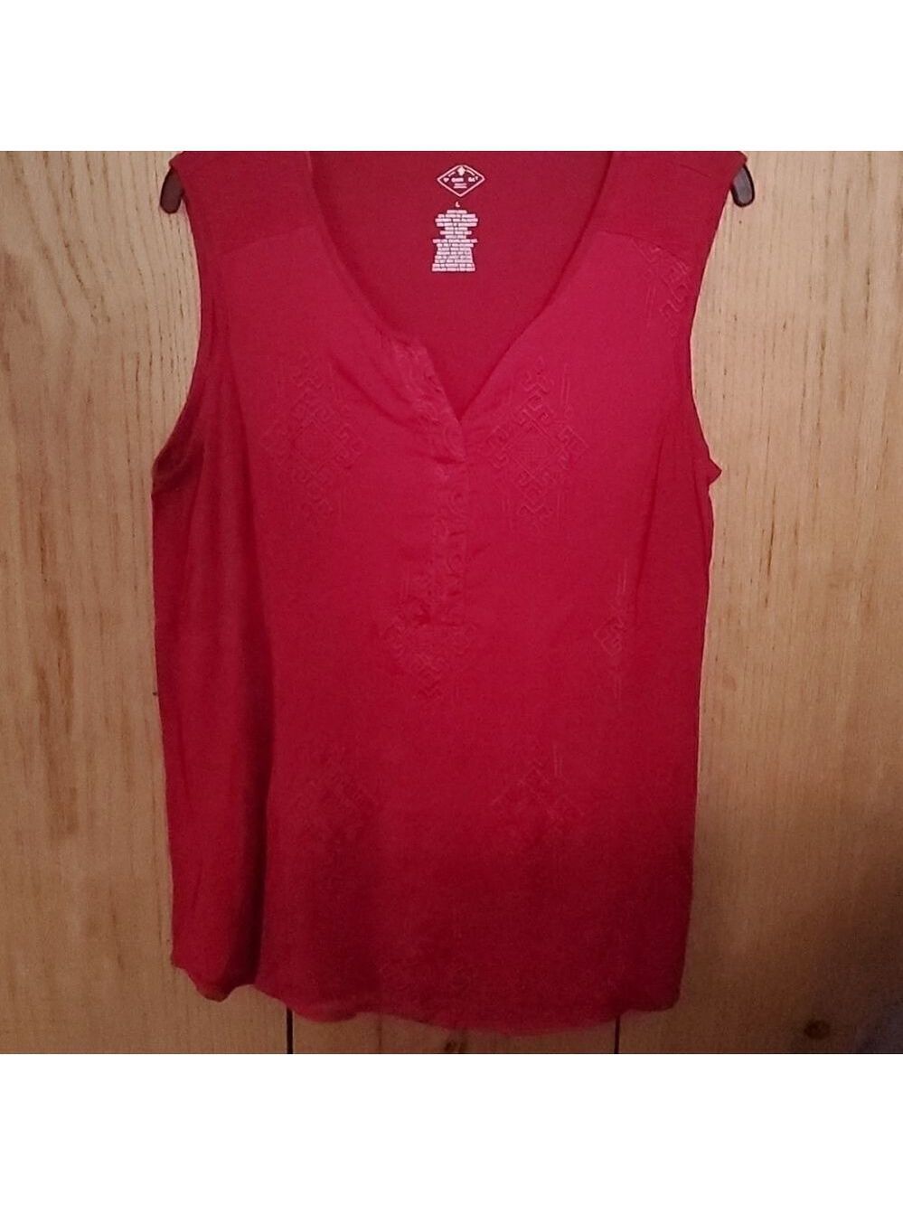St. John’s Bay Dark Pink Large Casual Top